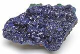 Sparkling Azurite and Malachite Crystal Association - China #217682-1
